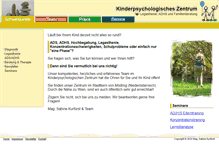 Tablet Screenshot of kinderpsychologischeszentrum.at